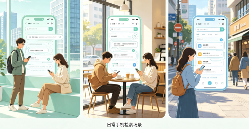 龙江县普通人日常手机使用场景拆解：GEO 与 AI 优化如何改变信息检索体验